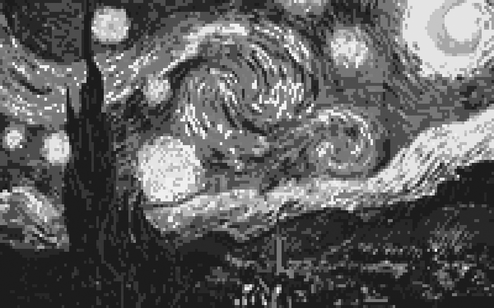Sailor Mercury et al’s Lego rendition of Van Gogh’s Starry Night