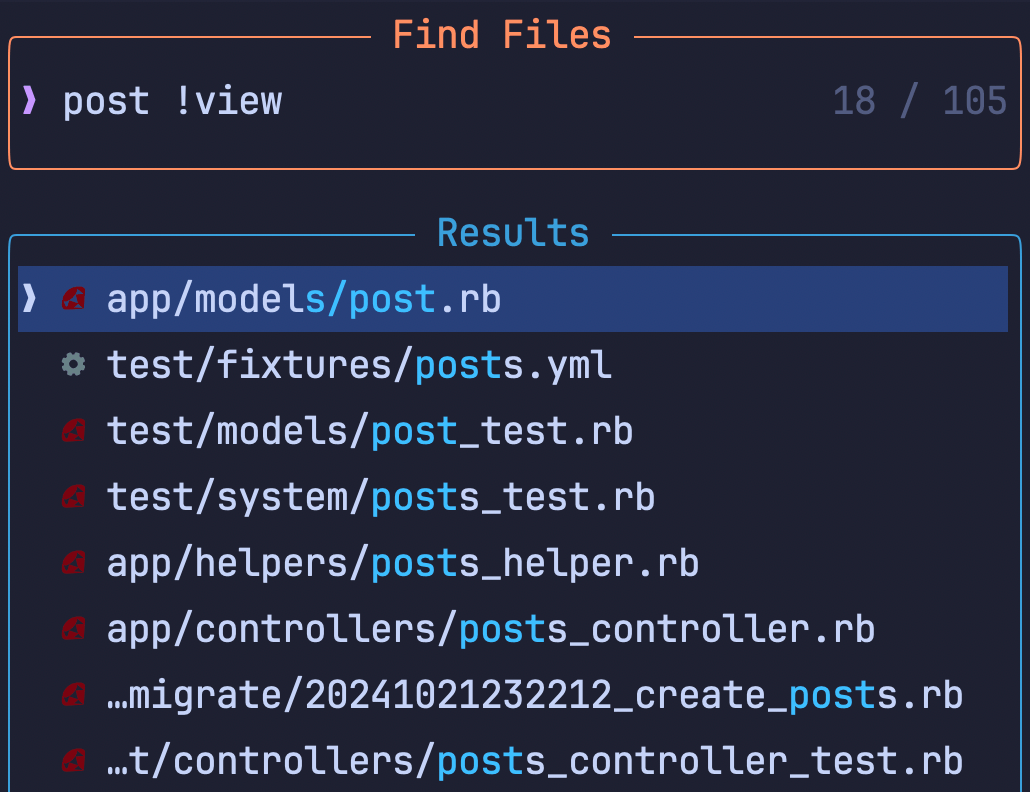 Paths that do not contain "view"