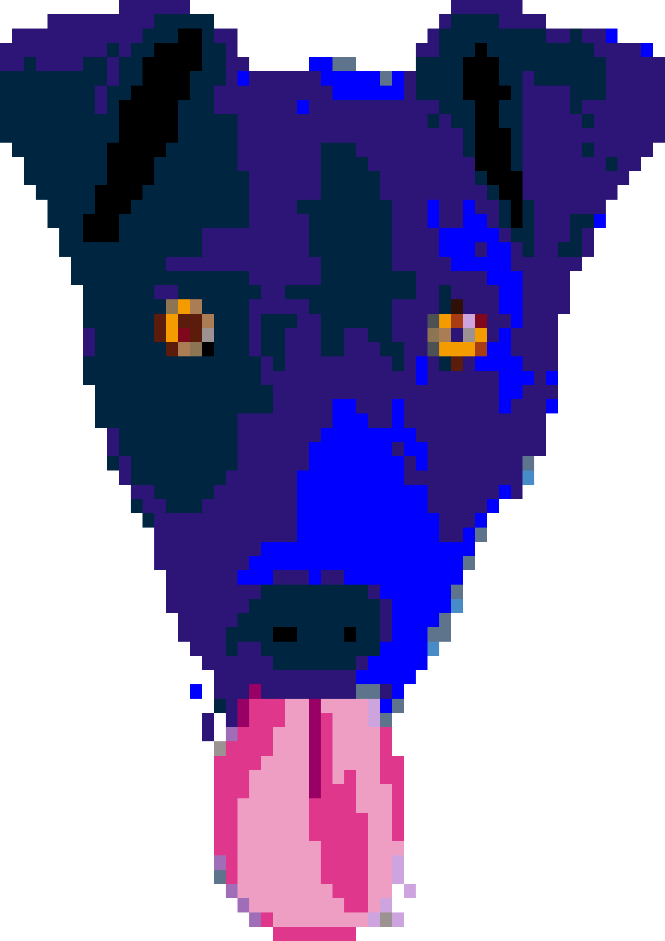 My artwork at 352 mm (13.9 in), 400 mm (15.7 in) and 448 mm (17.6 in) wide.