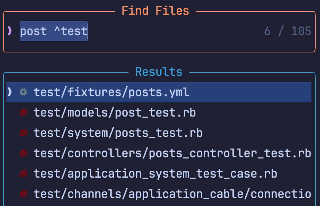Paths beginning with "test"