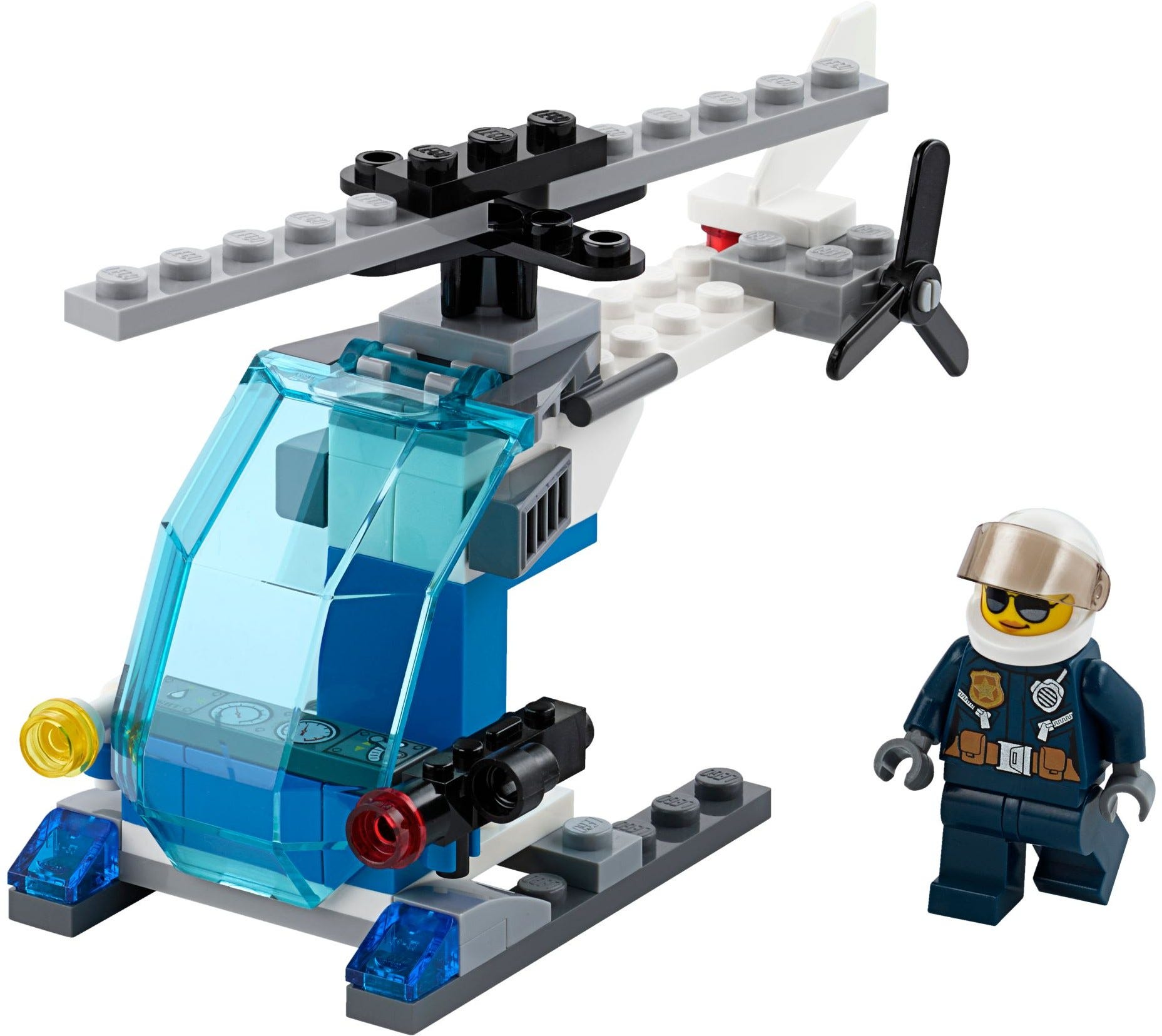 The free helicopter Lego sent me